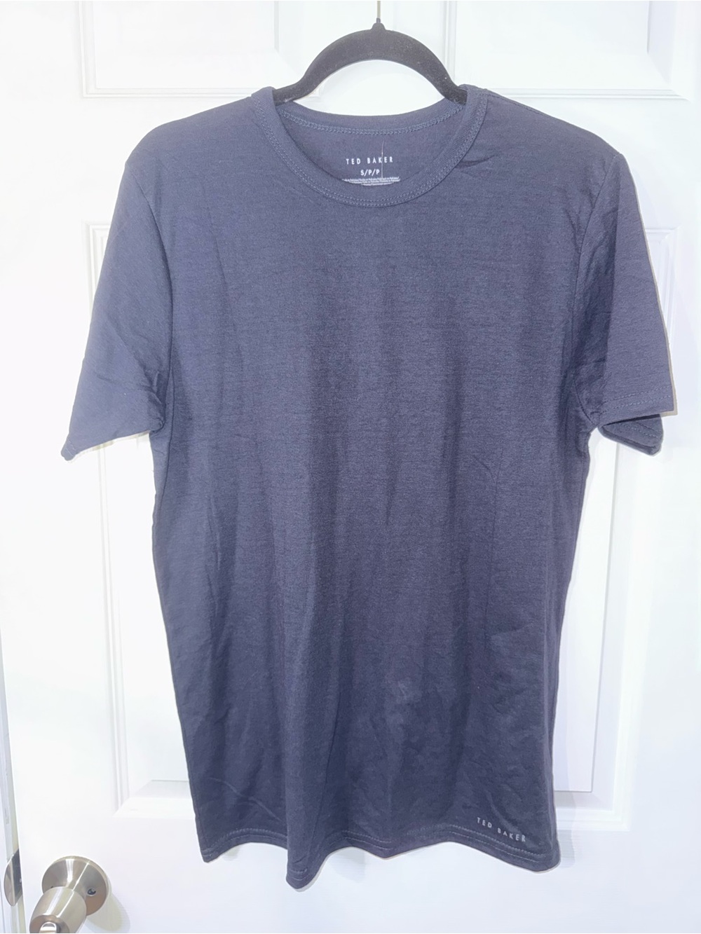 Ted Baker Men’s Crew Neck Tshirt Black NWT Breathable Short Sleeve Size Small